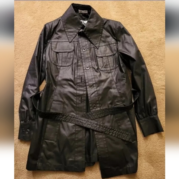 Vintage Fleet Street Trench Coat/Trench size 8 - Picture 1 of 4